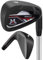 MAZEL Golf Eisen Single1,2,3,4,5,6,7,8,9, P, A,S, Edelstahl Golf Club Eisen für Männer Rechtshänder (Black Individual Iron,RH, #Pitching Wedge)