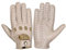 Handschuhe aus echtem Leder, reines Leder Mode Handschuhe, Lammleder Handschuhe, Leder Motorradhandschuhe, Knuckle Fit Handschuhe (Medium, Beige)