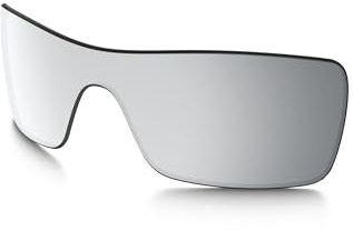 Oakley Original Batwolf OO9101 Chrome Iridium Replacement Lenses For Men For Women + BUNDLE with Microfiber Cloth Bag