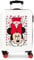 Disney Minnie Diva Valise de Cabine Multicolore 38 x 55 x 20 cm Rigide ABS Fermeture à Combinaison latérale 34L 2 kgs 4 Roues Doubles Bagages à Main, Multicolore, Valise de Cabine