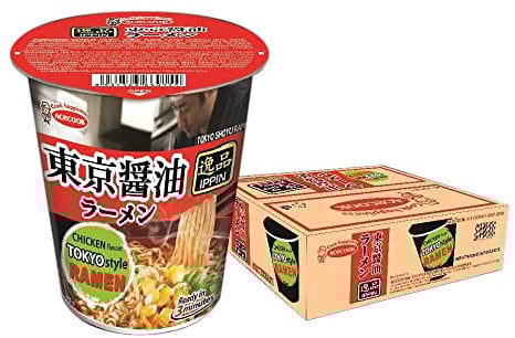 Acecook Ippin Instant Ramen Cup Tokyo Shoyu Flavour 73g (12 Cups)