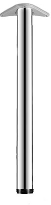 1x Pieds de Table réglables,Pied de Meuble Cylindrique en Métal,Jambes de Support pour Plans de Travail Bureaux,Table à Manger Cuisine Bureau,avec Vis,Hauteur Personnalisable (50cm(19.7in))