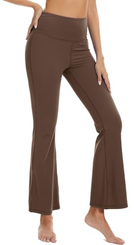 adorence Yogahose Damen, Schlaghose Damen Leggings (Flare Leggings mit Bootcut Hose Design) High Waist Yoga Hosen