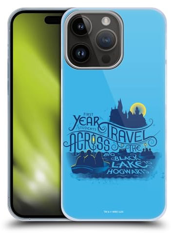 Head Case Designs Offizielle Harry Potter Big Black Lake Deathly Hallows XVIII Harte Rueckseiten Handyhülle Hülle Huelle kompatibel mit Apple iPhone 15 Pro