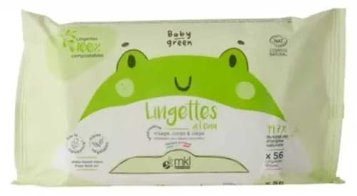 MKL Green Nature Baby Green Lingettes à l'Eau Bio 56 lingettes