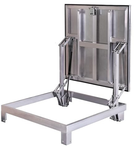 Schachtabdeckung für den Außenbereich 70 x 70 cm, Bodenluke Schachtdeckel Revisionsschacht Kanalschacht