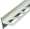 Dederer Systems - Gefälleprofil Dusch-, Keil-Profil 11 mm, Gebürstet, V2A Edelstahl (Links, 200 cm)