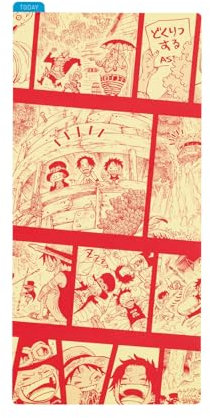 Hobonichi Techo Accessories ONE PIECE magazine: Hobonichi Pencil Board for Weeks (Memories - Ace, Sabo, Luffy)