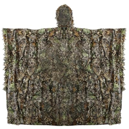 Bird Photography Camouflage Costume Hunting Camouflage Clothes,Breathable Leaves Invisible Layer with Technology - Animal Photographer Clothes for Outdoor Activities
