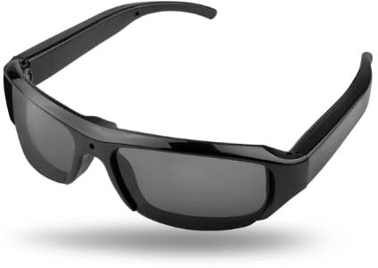 HOTAPEPU Mini Portable HD 1080p HD Glasses, DVR Video Recorder Revealing Outdoor Safety Sports, Driving Camcorder For Driving