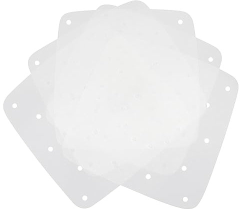 TOPBATHY 100 Pièces Papier d'emballage d'huile de four plat de cuisson pour friteuse à air papier à griller plat four plats à four papier absorbant l'huile papier sulfurisé pour la cuisson