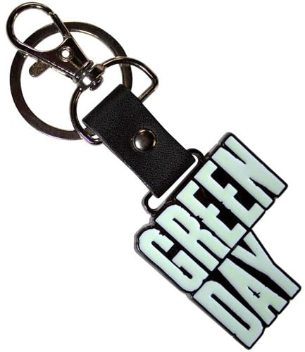 Rock Off officially licensed products Green Day Stacked Band Logo Keychain One Size