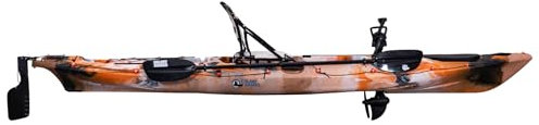 Galaxy Kayaks Angelkajak Alboran FX3 mit Pedalantrieb Angelboot, Kajakangeln Galaxy Kayaks::(OC) Orange Camo