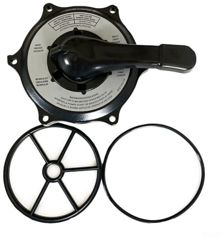 Lecreatekit Couvercle de clé et poignée pour valves multiports Hayward SPX0710 Series Solution d'entretien facile