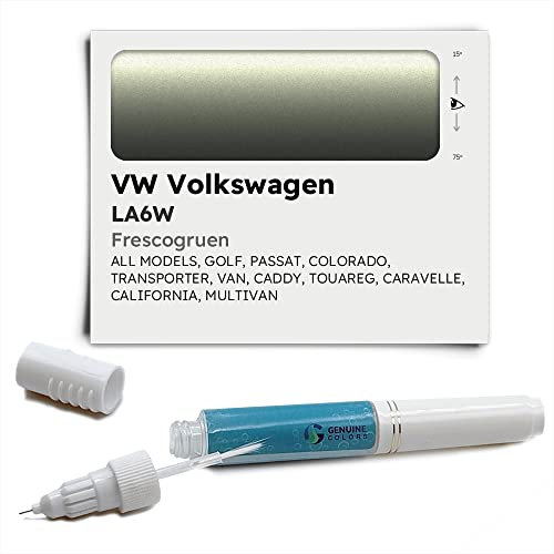 Genuine Colors Lackstift FRESCOGRUEN LA6W für VW Volkswagen Grün Golf Passat Colorado Transporter Van Caddy Touareg CARAVELLE California MULTIVAN