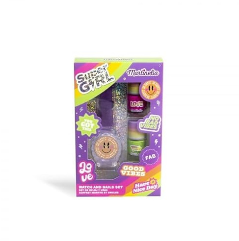 Martinelia Super Girl Watch & Nails Set Körperpflege und Gesundheit