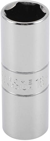 INFINAUTO Spark Plug Impact Socket 63mm for Car Motorcycle Dirtbike Repair Hardware Tool CR-V Silver Tone Durable 6 Point 16mm 1/2 Inch Drive