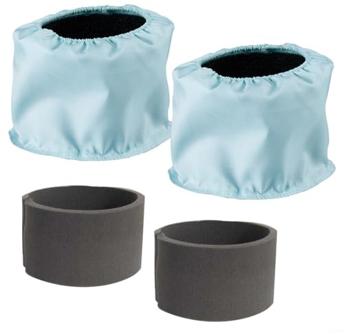 EXTRWORY Schwarzes Vorfilter-Set 199827-4 für kabellosen Staubsauger XCV11Z DVC750L DCV11Z DVC750A, Dämpfer 13,3 x 18,1 cm, Vorfilter 12 x 15 cm (2 Stück)