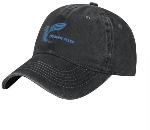 HFGAASSH Baseball Cap Fly Back in time - Retro Iran Air Hut aus den 1970er Jahren! Angelmützen Mann Luxus Frau Mütze Herren Damen Urlaub Sport Geschenke