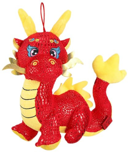 BESTonZON Plüsch Drache Süßes Kuscheltier für Jahr des Drachen für Neujahr Dekoration für Zuhause Schule und Auto aus Gefertigt