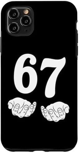 Six Seven 6 7 Funny 67 Gen Alpha Slang 6-7 Meme School Case for iPhone 11 Pro Max
