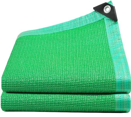 Voile d'ombrage 5x9m Filet D'Ombrages Verte Tissu d'ombrage,Filet d'ombrages de Jardin avec œillets 80% Protection Solaire HDPE Respirant Perméable Couverture Extérieur pour Serre/Jardin/Pergola