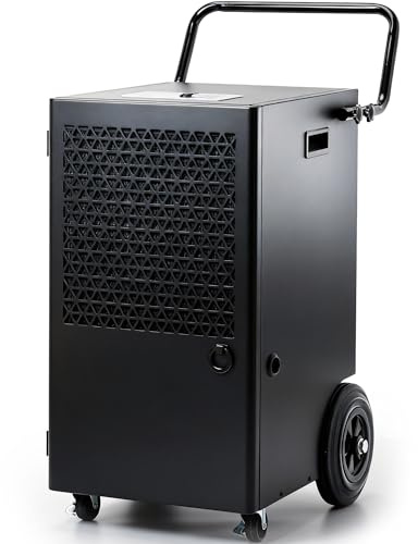Kalopsia Luftentfeuchter mit Kondensatpumpe: 90L/Tag Hohe Entfeuchtungsleistung mit Automatischer Pumpe und 5m Schlauch für Große Räume bis 300 m² und Professionelle Nutzung