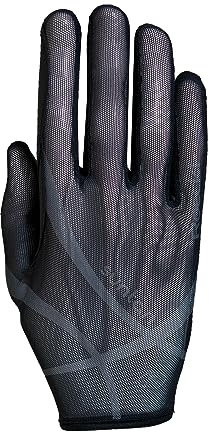 Roeckl Sports Reithandschuh Laila, Ladies Sommer Handschuh, Schwarz 8