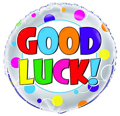 Unique Party 45,7 cm großer bunter Folienballon mit viel Glück