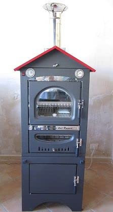 SMART - FORNO A LEGNA DA ESTERNO CON TETTO PER CUCINA BARBECUE GIARDINO CLEMENTI