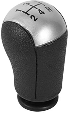 5 Velocidades Perilla de Cambio Manual Negro Pomos de Palanca de Cambios para Focus Mondeo MK3 MK6 C-MAX S-MAX Transit (Gris)