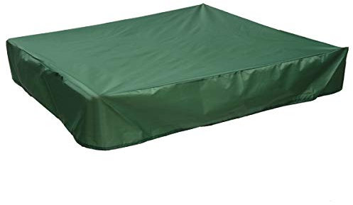 Baogu Bâche de Protection pour bac à Sable avec Cordon de Serrage pour bac à Sable XL (200x200cm) Vert