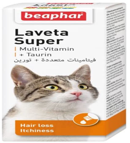 Beaphar Laveta Super Cat 50ML - Präparat zur Verbesserung der Haarkondition bei Katzen