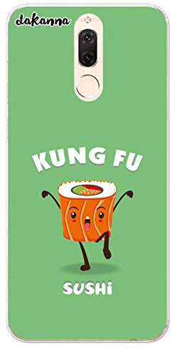 dakanna Transparent Hülle für [Huawei Mate 10 LITE] Flexible Schutzhülle, Design Kung Fu Sushi Essen, Klar TPU Case Cover Handyhülle Kompatibel mit Huawei Mate 10 LITE