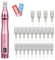 PELCAS Dermapen mit 9 Geschwindigkeitsstufen Mikronadelgerät einstellbare Länge Elektrisch Microneedling Pen Schönheit Pen mit 12 Patronen Wiederaufladbar Kabellos Mikronadel Stift