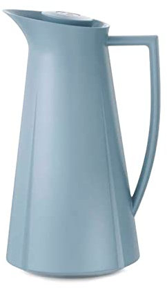 Rosendahl Grand Cru Thermoskanne, Kanne für Kaffee und Tee, Stahlkanne mit doppelwandigen Einsatz, vielfältige Kaffeekanne und Teekanne für Zuhause oder im Büro, 1 L, Petrol