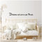 Wandtattoo Schrift Sprüche Zitate für Kinderzimmer Babyzimmer Aufkleber Folie Schwarz Matt Deko Selbstklebend YX036-03 (Dreams come true)