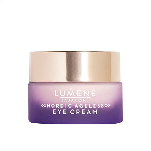 LUMENE [AJATON] Nordic Ageless Eye Cream | Strafft, glättet und spendet Feuchtigkeit für die empfindliche Augenpartie | Mit nordischem Birkensaft und Hyaluronsäure | Faltenvorbeugung für reife Haut
