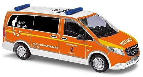Busch - 1/87 Mercedes Vito Notarzt Hameln 2014 (8/22) *ba51182