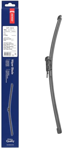 DENSO Heck Flachwischer DF-324 (335 mm): Leiser, langlebiger Wischer mit aerodynamischem Design. OEM-Qualität, breite Kompatibilität, 2 Jahre Garantie. | Kompatibel mit: BMW X1, LAND ROVER DISCOVERY V, LAND DISCOVERY V VAN, LAND RANGE VELAR, MERCEDES-BENZ CLA Shooting Brake