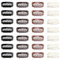 32 Clips para Peluca en Forma U, Clips de Extensión de Pelo de Peine Pequeño con Mini Clips Metal a Presión de Goma Suave Accesorios para Pelucas, Trenzas, Cabello DIY Chunni