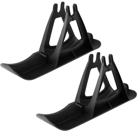 KOMBIUDA 1 Satz Skibrett Zubehör Für Kinderroller Schneescooter-skischlitten-kit Baby Umbausatz Für Skiroller Schwarzes Fahrrad Laufrad Ski Balance Board Plastik Kleinkind Auto Balancieren