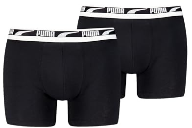 Puma Herren Men Everyday Multi Logo Boxers Unterwäsche (2er Pack)
