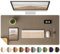 Aothia Kork-Schreibtischunterlage,beidseitige Schreibunterlage mit Naturkork & PU-Leder,Mausunterlage/Tischschutz,Leicht zu reinigen,wasserdicht für Büro/Haus/Deko (Kaffee,90x40cm)