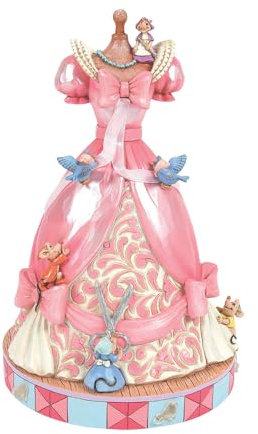 Disney Traditions Cinderella Pink Dress Musical Figurine