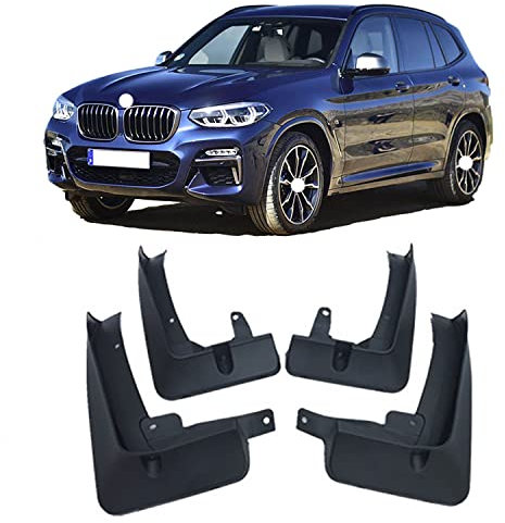 4 Stück Auto-Schmutzfänger für BMW X3 G01 2018-2023, Vorne Hinten Schmutzfänger Schutzblech Kotflügel Spritzschutz Auto Externes Zubehör