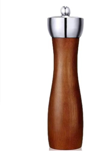 Moulin à poivre, Moulin à poivre bois,Moulin à Poivre et Sel, Manuel Moulins à Épices,Moulin à céramique ajustable 8 pouces (1 pièce)