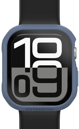OtterBox Bumper Eclipse con Protettore schermo in Vetro Temperato integrato per Apple Watch Series 10-46mm, antishock e cadute, sottile e protettivo per schermo e bordi dell' Apple Watch, Blu