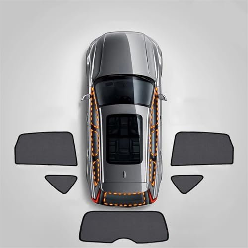 Autofenster Sonnenschutz Für Toyota Für CHR Für CH-R 2018-2022 CH R Auto Fenster Sonnenschutz Schild Frontscheibe Magnetische Hinten Seite vorhang Sonnenschutz Visier Sonnenblende Auto(5Pcs No Front)