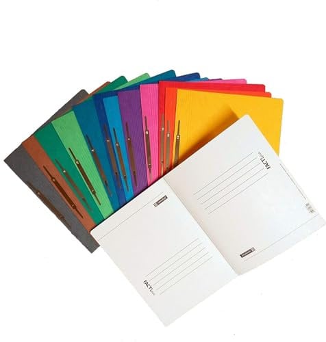 Brunnen Schnellhefter Pappe extrastark - für Schule, Job, Büro und zu Hause (13 Farben | neue Sortierung)